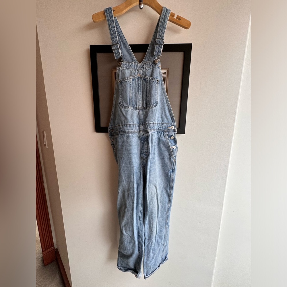 Old Navy Light Blue Women Jeans Overalls
